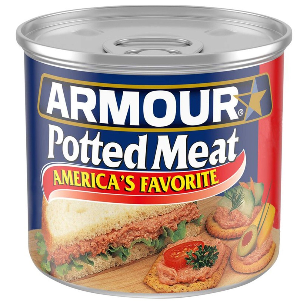 Amour Star Potted Meat 🥪 5.5 OZ, Bulk Lot of *24 Cans