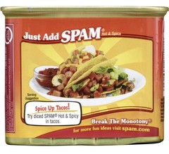 Lot Of 12 Spam Hot & Spicy Luncheon Meat 12 oz (Pack of 12) 10/2027 Ready To Eat