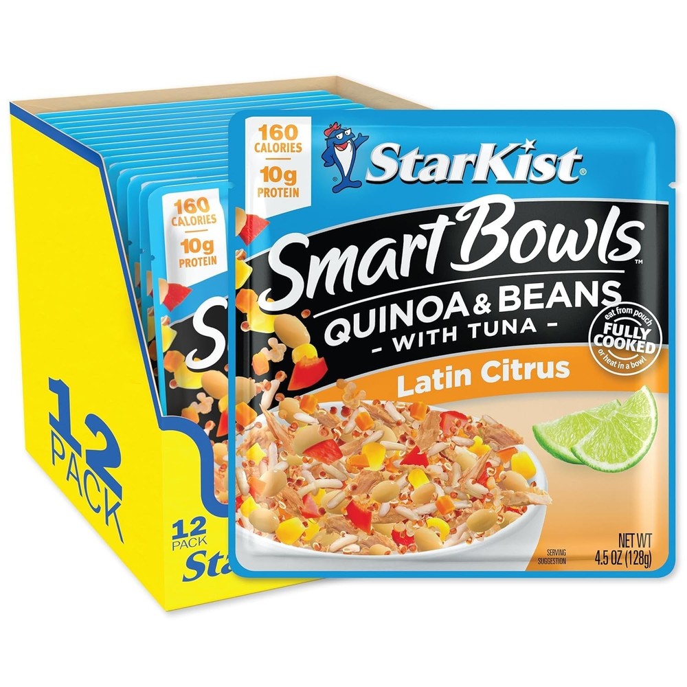 Smart Bowls Latin Citrus, 4.5 oz Pouch (Pack of 12) – Features Quinoa & Beans…