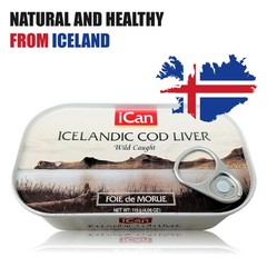 Icelandic Wild Cod Liver Product of Iceland 4.06oz