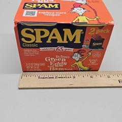 Dr Seuss Green Eggs and Ham Spam 2 Pack 65th Anniversary Limited Edition Ex 6/28