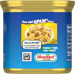 SPAM Classic, 7 oz Cans, (Pack of 12) – Fully Cooked Pork with Ham, Gluten-Fr…