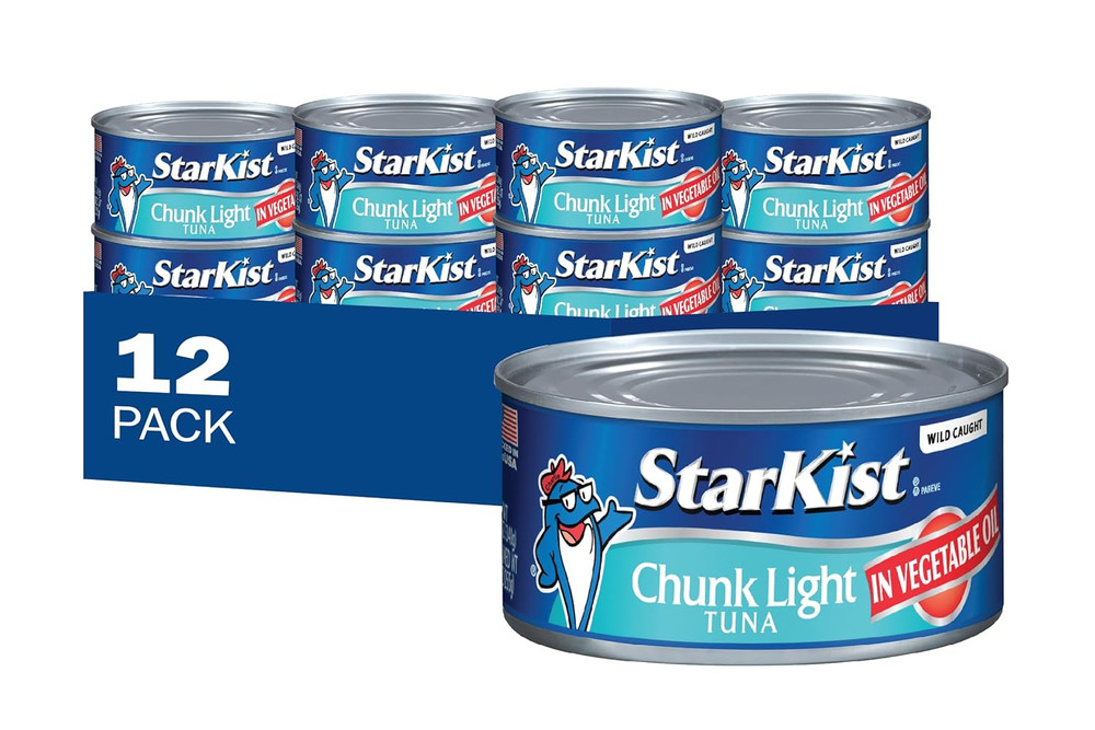 Chunk Light Tuna in Oil, 12 Oz, Pack of 12