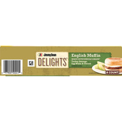 Delights Turkey Sausage, Egg White and Cheese English Muffin Breakfast Sandwiche
