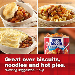 DINTY MOORE Beef Stew, 15 Oz (12 Pack), Fully Cooked & Ready-To-Eat with Fresh P