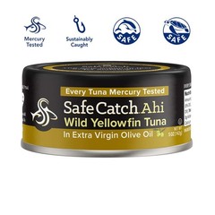 Safe Catch Wild Ahi Yellowfin Tuna Fish Canned, Wild Caught, Lowest Mercury, …