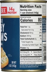 Whole Baby Canned Clams, 10 oz Can (Pack of 12) – Ready to Eat – 13g Protein …