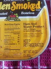 Defect Empty Fully Cooked Boneless Boneless Smoked Ham