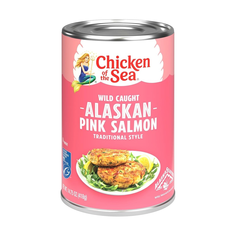 Chicken of the Sea Traditional Style Pink Salmon, 14.75 Ounce