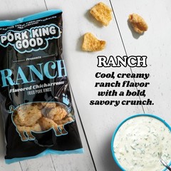 Ranch Pork Rinds Chicharrones 4 Pack Keto Snacks