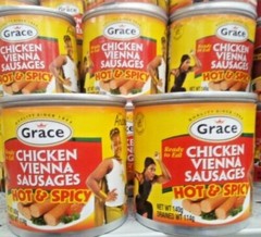3 Jamaican Grace Chicken Vienna Sausage