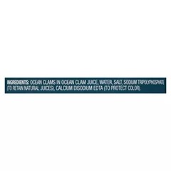 Snow’s Ocean Chopped Clams Canned, 51 oz Can – 7g Protein per Serving – Gluten F