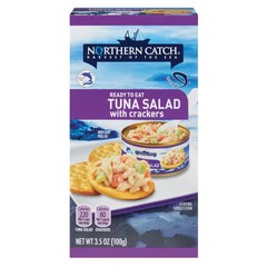 Northern Catch Ready to Eat Tuna Salad Kit with Crackers, 3.5 oz – Pack of 3