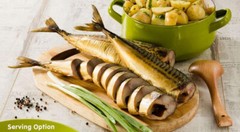 Cold Smoked Mackerel, 0.9 – 1.2 lb / 408 – 544 g