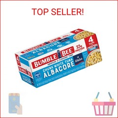 Bumble Bee Chunk White Albacore Tuna in Water, 5 oz Can (Pack of 4) – Wild Caugh