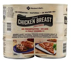 Member’s Mark Premium Chunk Chicken Breast (12.5 oz., 6 ct.) Pull tab Container