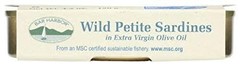 Wild Caught Petite Sardines in Extra Virgin Olive Oil, 4.2 oz – Hand-Packed, 12