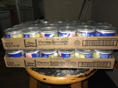 Gourmet Vienna Sausages with BBQ Sauce – 24 x 4.6 oz Cans for Flavorful Snacking