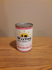 Canned Hamburger Ground Beef 14.5 oz Werling and Sons Survival Camping Prepper