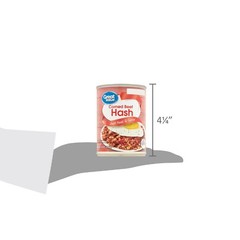 New Great Value Corned Beef Hash, 14 oz Steel Can (6 pack) Free Shipping