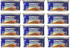 Pack of 12 Potted Meat Made with Chicken and Pork 3 Oz.
