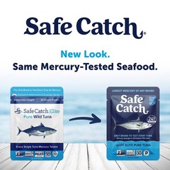 Safe Catch Elite Tuna WildCaught Lowest Mercury Tuna Fish Pouch GlutenFree Ke…