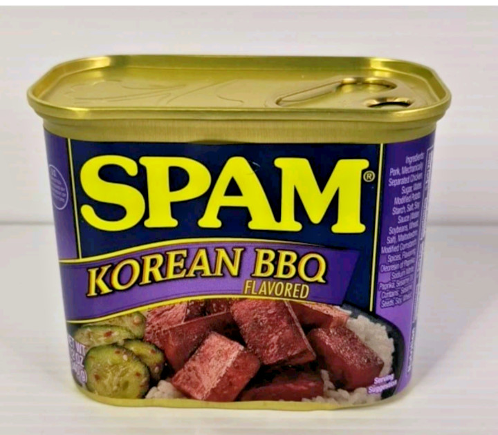 12 Cans Of SPAM Korean BBQ Flavored, Canned Meat, Best By May 2028