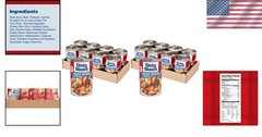 Ready-to-Eat Beef Stew 15oz – Gluten-Free, Protein-Packed Convenience, 8 Count