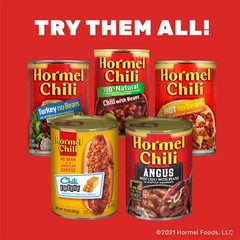 Hormel Classic Beef Chili 15 Ounce Can Pack of 8 Gluten Free High Protein