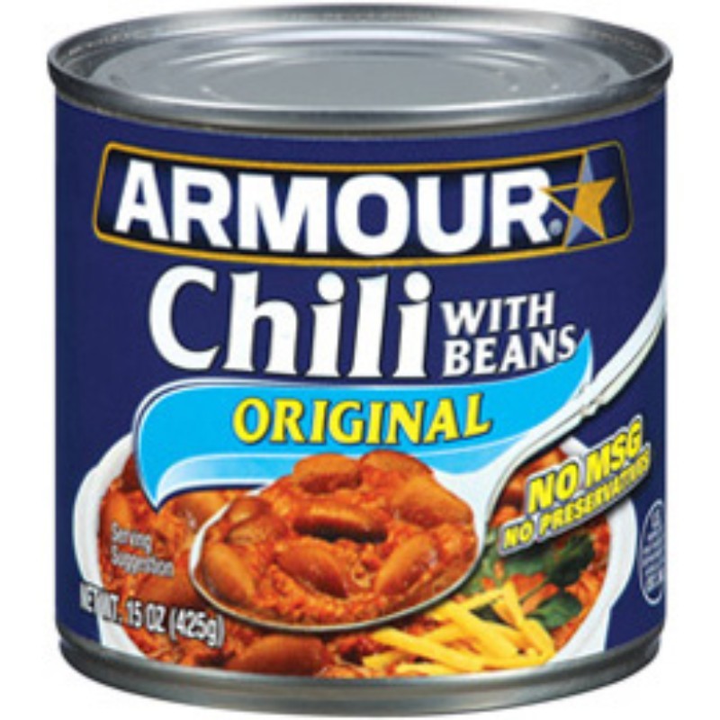 6x Armour Chili With Beans Bulk Pack Diner Style Chili New Sealed 14oz