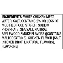 3-Pack Great Value Premium White Chicken in Applewood Smoke, 2.6 oz Pouches