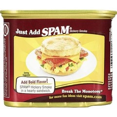 Spam Hickory Smoke, 12 Ounce Can (Pack of 4) 12