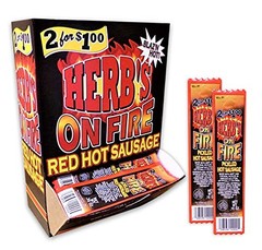 Herbs ON FIRE Red Hot Sausage 50ct