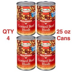 4 Pack Hormel Mary Kitchen Corned Beef Hash Home Style Fully Cooked 25 oz Cans