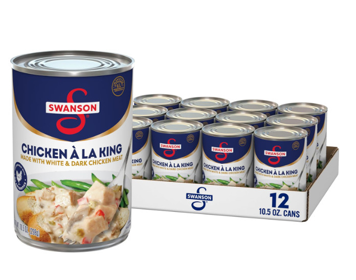 Chicken a la King With White and Dark Chicken Meat, 10.5 OZ Can (12 Pack)