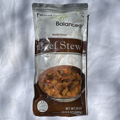 Food Life Balanced Beef Stew Ready to Eat 24 oz (680g) Main Meal Pantry USA