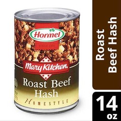 Roast Beef Hash, Canned Roast Beef Hash, 14 Oz Steel Can