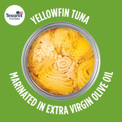 E.V.O.O. Solid Yellowfin/Light Tuna in Extra Virgin Olive Oil – 4.5 Oz Can (Pack