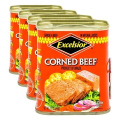 12 Oz Pack of 4 Tender Corned Beef – Perfect Snack for Meat Lovers & Easy Dishes