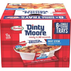 Hormel Beef Stew 9oz Pack of 6 Fully Cooked Ready to Eat Canned Meals