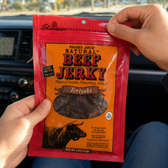 4 Pack Trader Joe’s Natural Teriyaki Beef Jerky 4 oz