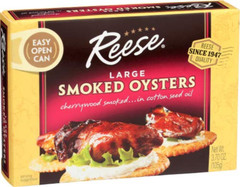Reese Petite Smoked Oysters, 3.7-Ounces (Pack of 10)