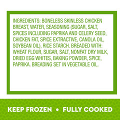 Lightly Breaded Chicken Breast Strips | Fully Cooked | 16G Protein |Frozen | 1.5