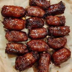 Asian Beef Sausage/ A pack of 6 oz x 10 packs/ សាច់ក្រកគោ/ ខ្វាគោ/ Made in USA
