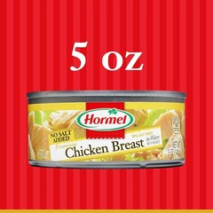 Chunk Chicken Breast 5 Ounce Can 12 Pack No Salt Added Gluten Free