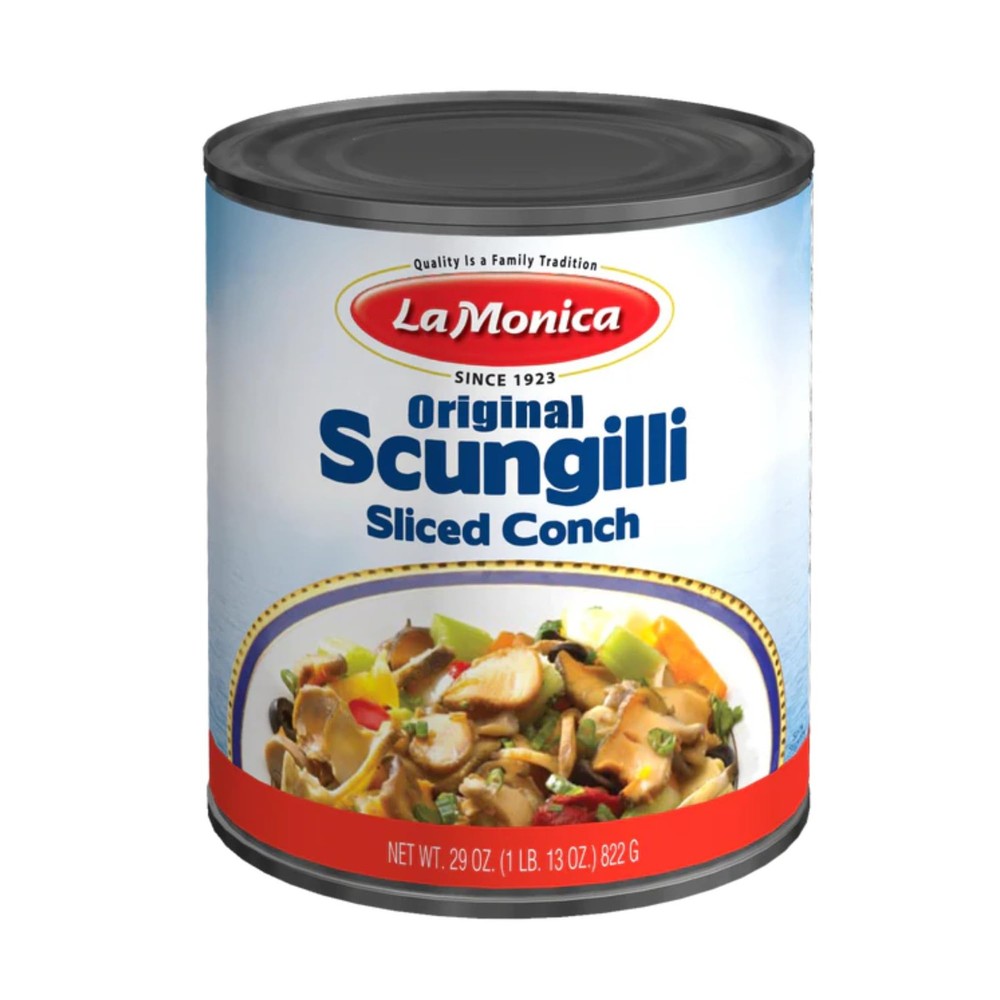 LaMonica Fine Foods Scungilli (Sliced Conch), 29 oz – Wild Caught – Ready to …