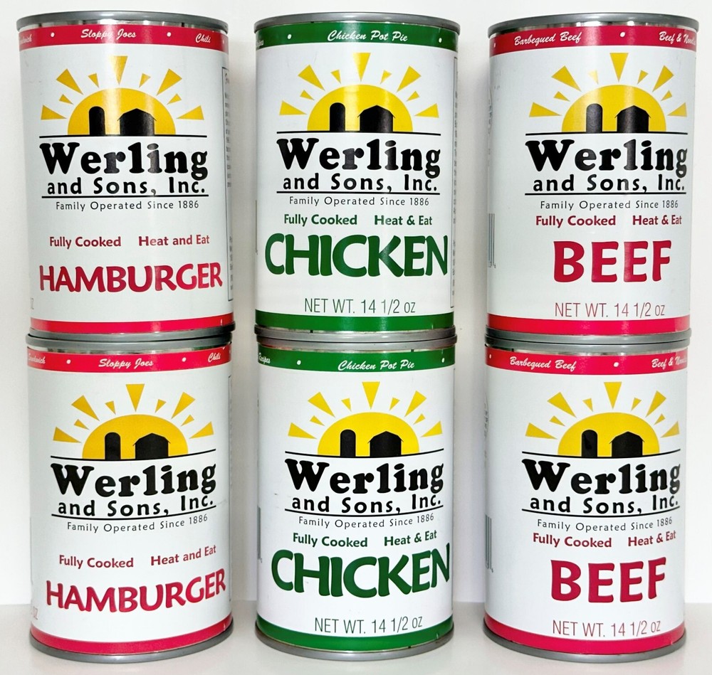 All Natural Meat Variety Pack – 14.5 oz Canned Meat Long Term Shelf Life