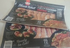 Hormel Black Label Fully Cooked Bacon 72 slices – pack of 2