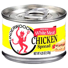 Underwood Chicken Spread Made with White Meat 4.25 oz(Pack of 48)~Exp 1/31/2027