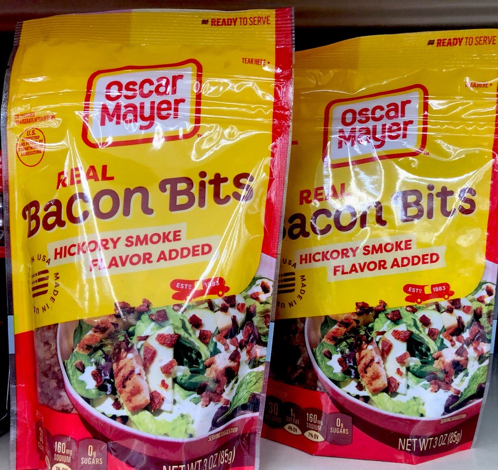 2X3 Oz Original Oscar Mayer Real Bacon Bits NEW HICKORY SMOKE Ready To Eat 11/23